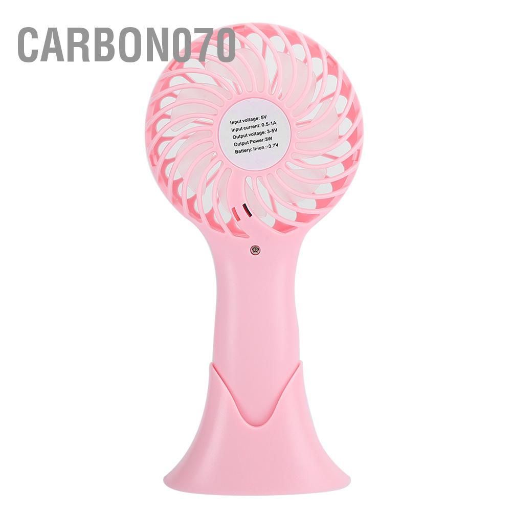 Quạt điện cầm tay nhỏ nhắn để bàn có 3 mức độ gió di động dùng cho văn phòng và tại nhà