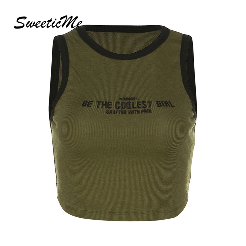 Áo Tank Top Sát Nách Cổ Tròn Dáng Ôm In Họa Tiết Thời Trang   Quyến Rũ Cho Nữ