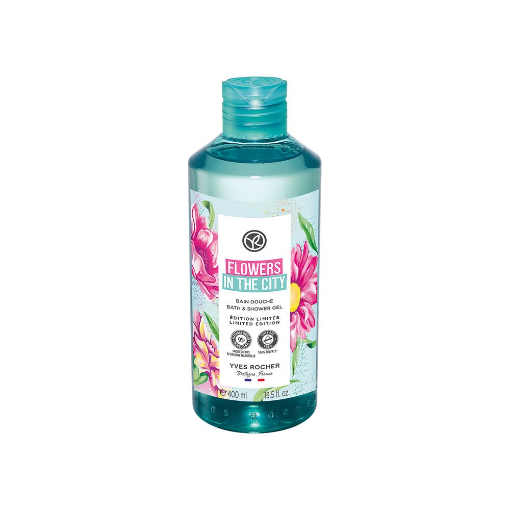 Yves Rocher_Gel tắm Yves Rocher FLOWERS IN THE CITY BATH & SHOWER GEL BOTTLE 400ML