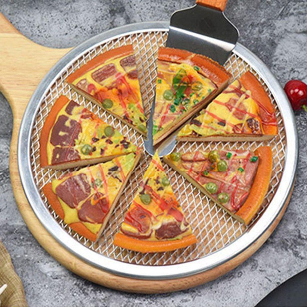 Lloyd 1 Khay Lưới Tròn Phẳng Nướng Bánh Pizza Bằng Nhôm