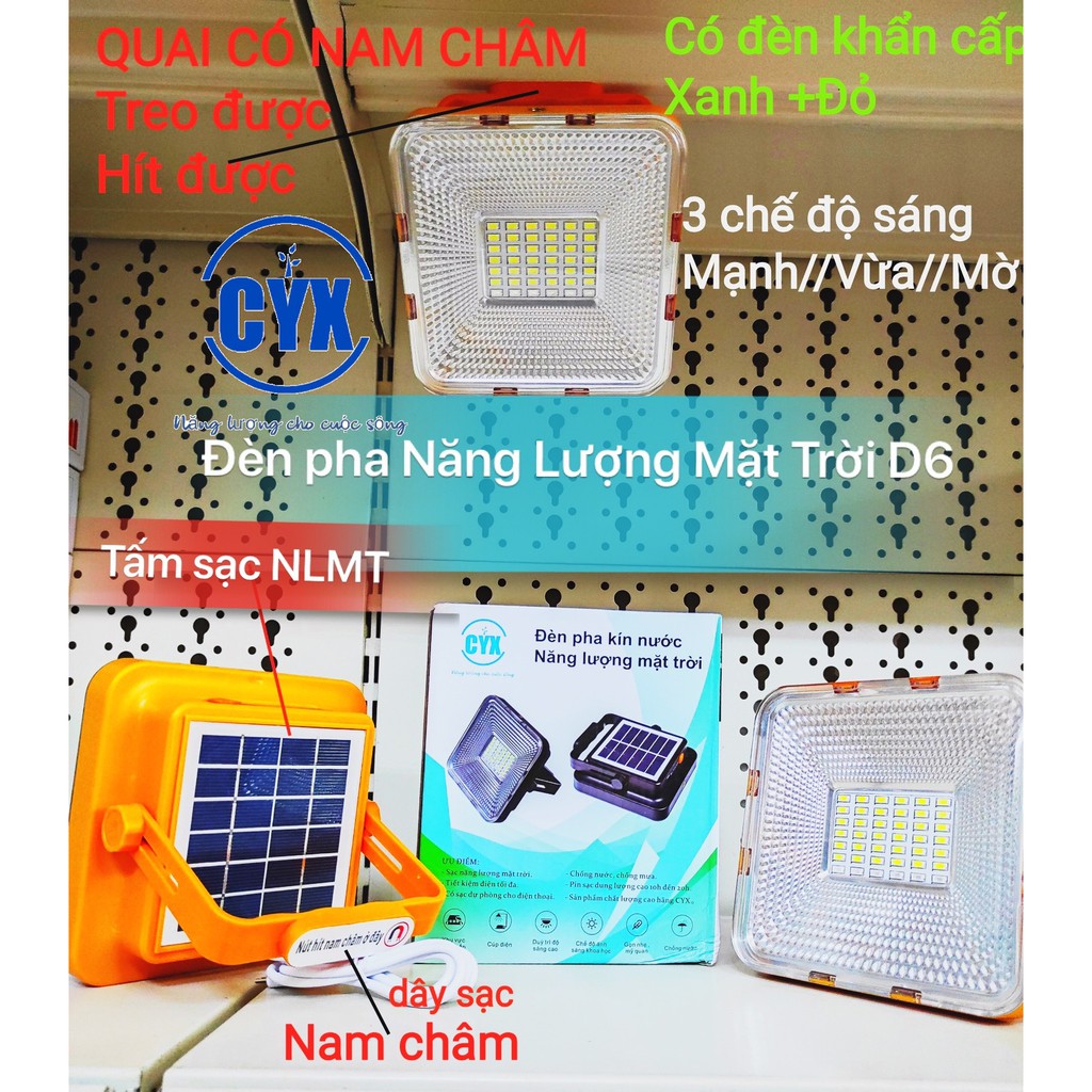 Đèn pha năng lượng mặt trời CYX