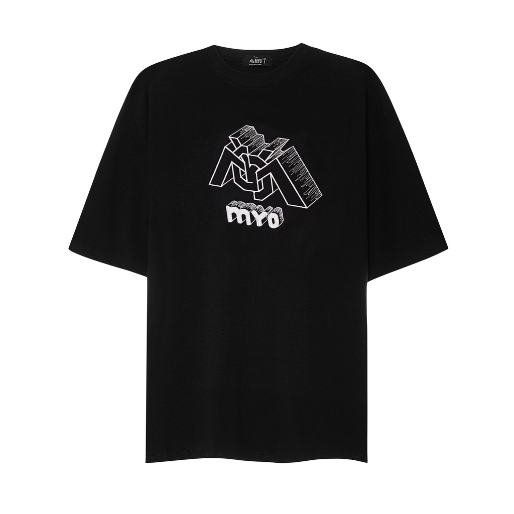 Áo Thun Phông Rộng MYO Vải Cotton Thêu Box Logo