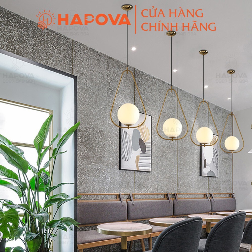 Đèn thả trang trí phòng khách phòng ngủ Decor HAPOVA DUMIS 5009