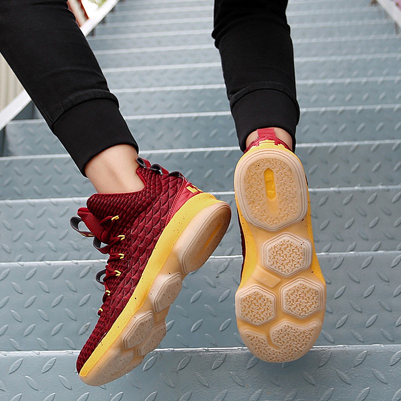 36-45 Giày Thể Thao Chơi Bóng Rổ Phong Cách Năng Động Trẻ Trung Dành Cho Nam Lebron James Soldier 15 Basketball Shoes
