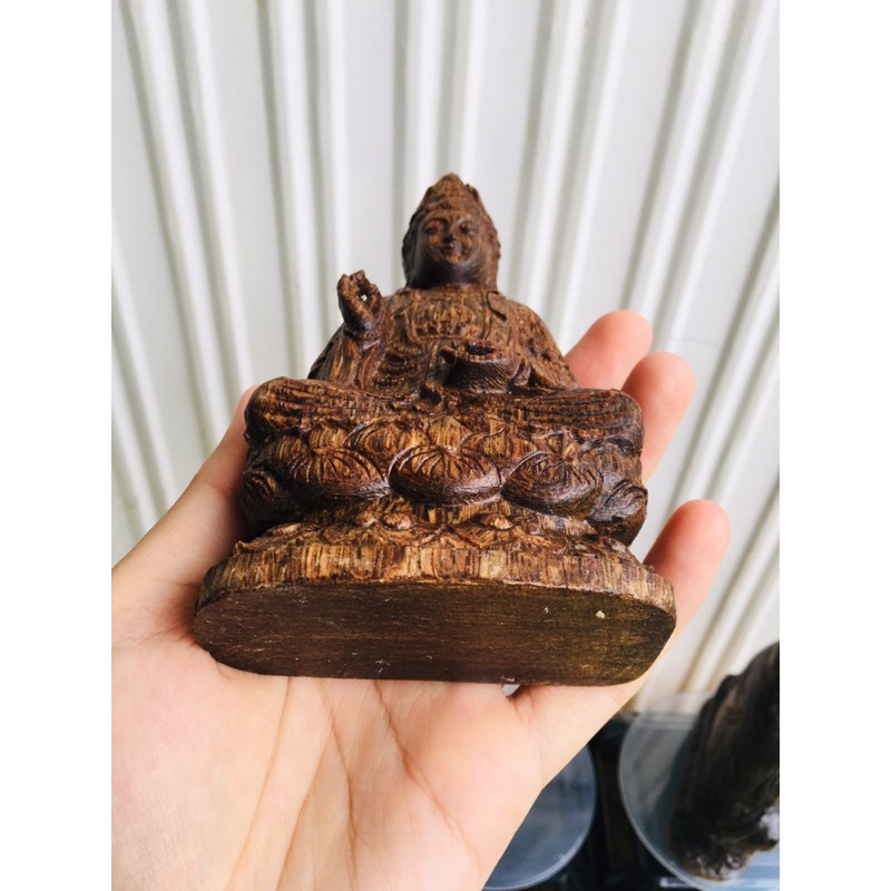 Tượng Phật Quan Âm trầm hương sánh chìm,bao thơm vĩnh viễn