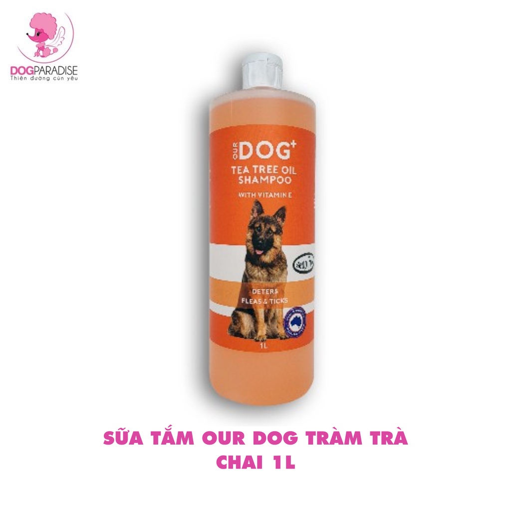 Sữa tắm Our Dog nhiều mùi hương nguyên liệu thiên nhiên khử mùi tốt chai 1L - Dog Paradise