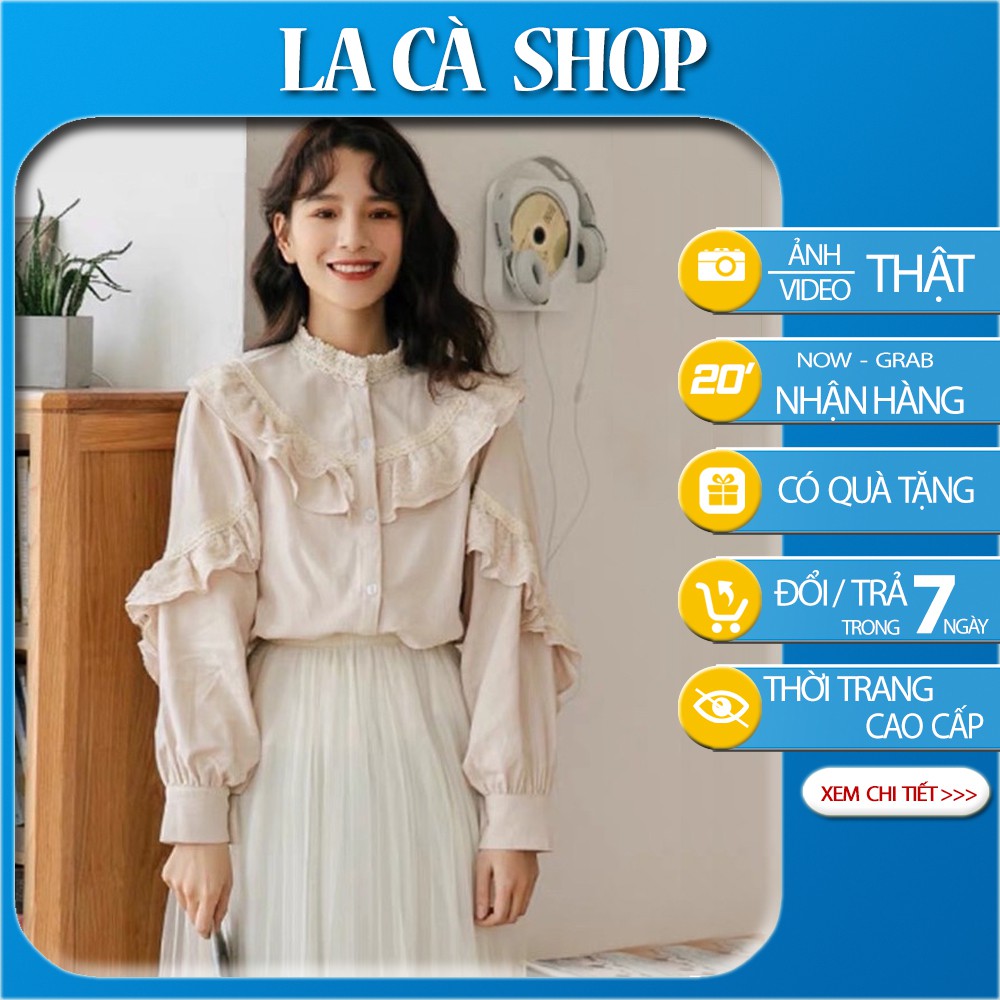 Áo babydoll tiểu thư bèo phong cách Hàn Quốc