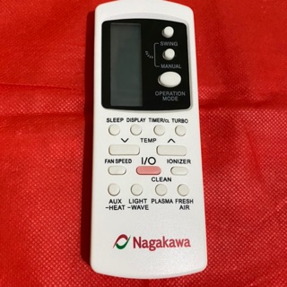 REMOTE ĐIỀU KHIỂN MÁY LẠNH ĐIỀU HOÀ NAGAKAWA