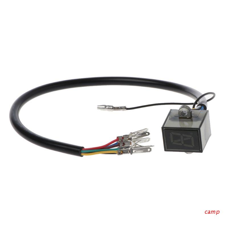 Thiết bị chỉ báo tốc độ động cơ kỹ thuật số 6 tốc độ chống nước thông dụng cho xe máy