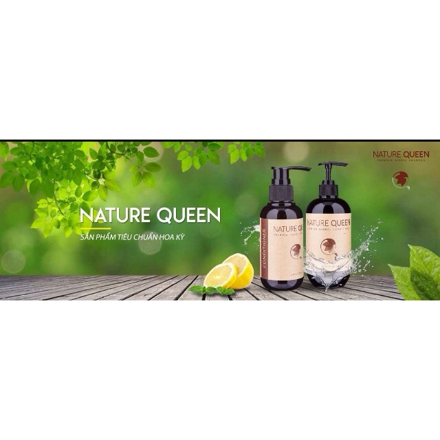 BỘ DẦU GỘI & DẦU XẢ THẢO DƯỢC KÍCH THÍCH MỌC TÓC NATUREQUEEN