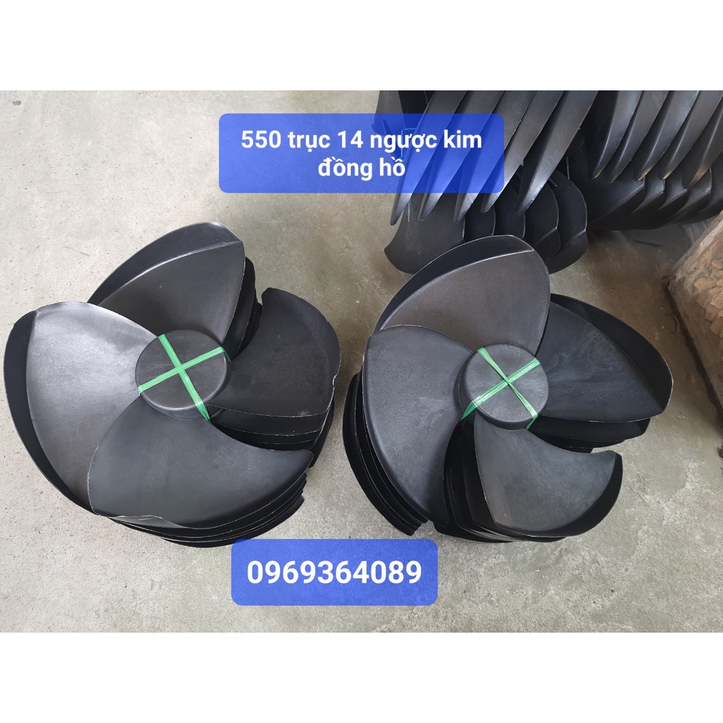 {sẵn hàng}cánh hơi nước 55cm lỗ trục 14mm quay XUÔI VÀ NGƯỢC dành cho quạt hơi nước công nghiệp