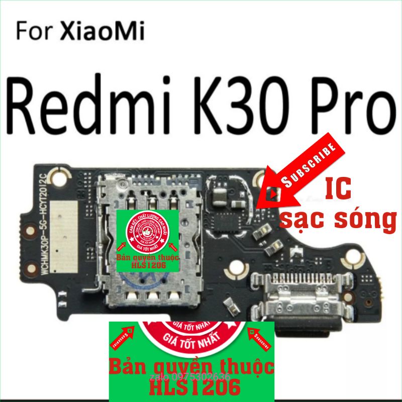 Cụm chân sạc Xiaomi K30 pro / POCO F2