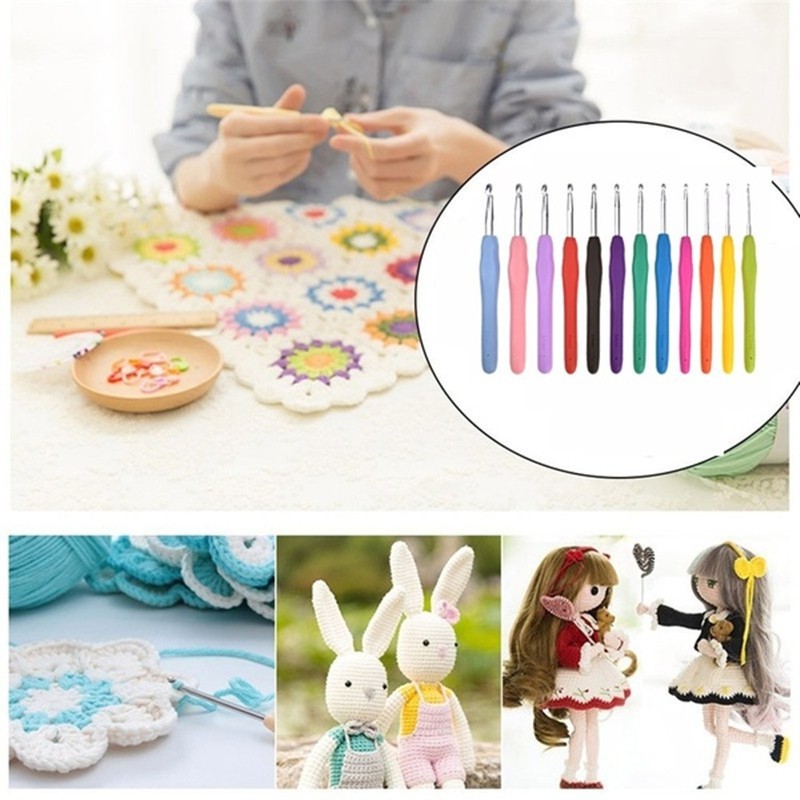 Set 9 kim móc len mềm 2mm - 6mm chuyên dụng tiện lợi