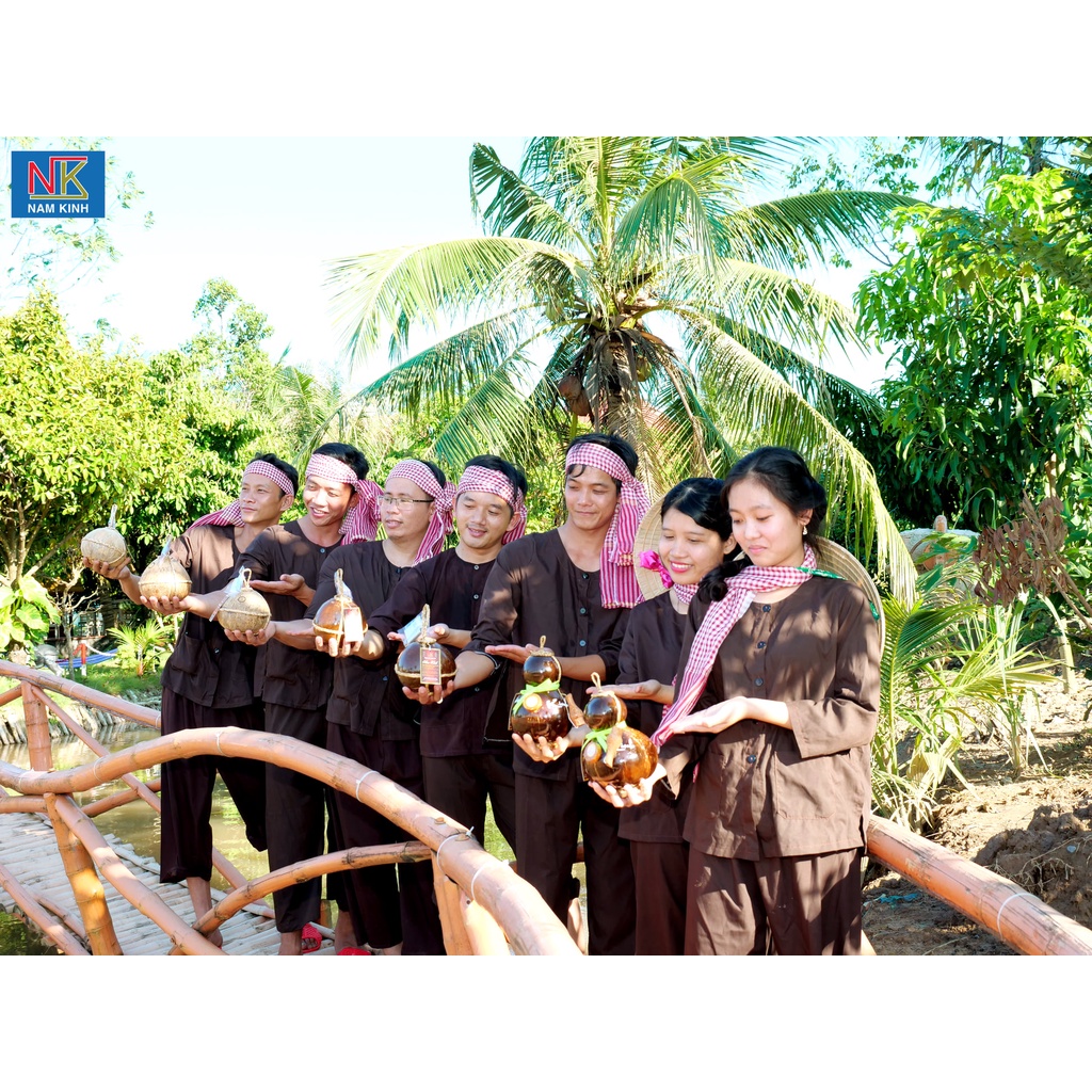 Bình Dừa Hồ Lô Nam Kinh- Đặc sản Bến Tre Chính hiệu- since 2007- Danh tửu