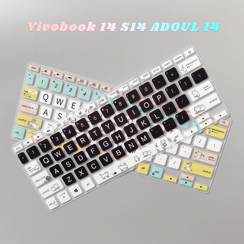Miếng Dán Bảo Vệ Bàn Phím Laptop Asus Vivobook 14 S14 X409 X409M X409MA X412 X415J X409J X409FA X420U X420F Y406U