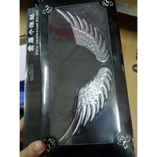 LOGO 3D ĐÔI CÁNH -DÁN CẠNH LOGO XE-Saleshops_ Auto