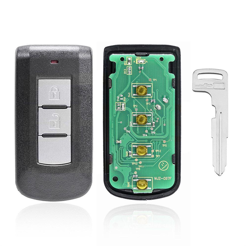 MAG Chìa Khóa Điều Khiển Từ Xa 3 Nút 433Mhz Không Chìa Khóa Cho MITSUBISHI Outlander (2006-2019)