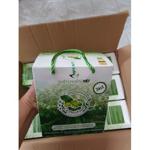 Cafe xanh kháng mỡ THIÊN NHIÊN VIỆT 30 gói (cam kết hàng chính hãng 100%) | BigBuy360 - bigbuy360.vn