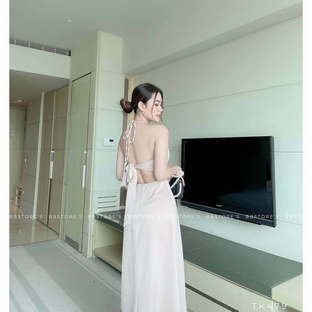 [BBSTORE'S] Đầm Cổ Yếm Fenny Dress - TK479