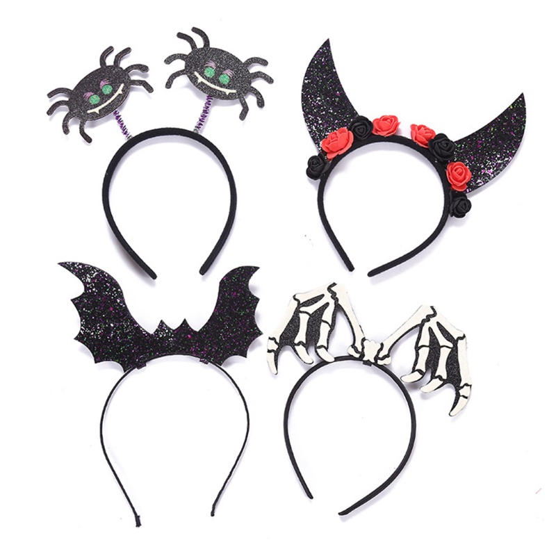 Băng Đô Hình Nhện Kinh Dị Hóa Trang Halloween Cho Người Lớn Và Trẻ Em