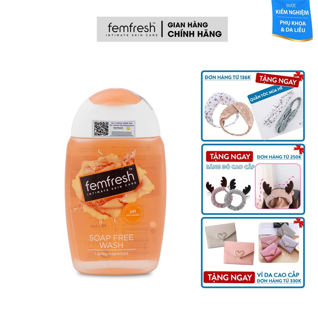 Dung Dịch Vệ Sinh Phụ Nữ Cho Vùng Kín Sạch, Thơm, Tươi Mới Suốt Ngày Dài Femfresh Daily Intimate Wash 150ml