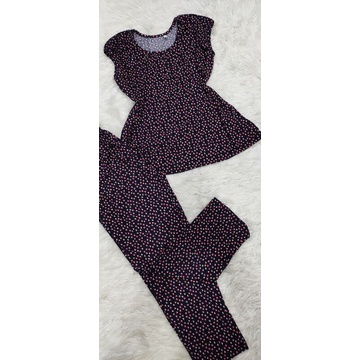 Bộ tay ngắn quần dài thun gân tầm ý