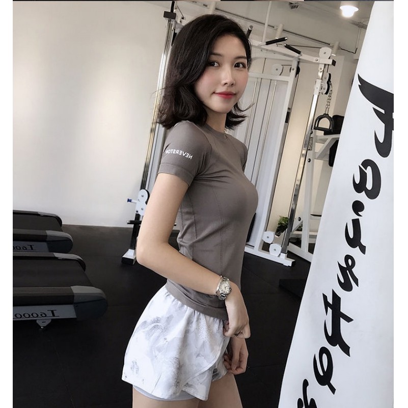 (Bobby Shop) Áo Thể Thao Nữ Never Stop (Đồ Tập Gym,Yoga) (Không Quần) - Cửa Hàng Việt Nam