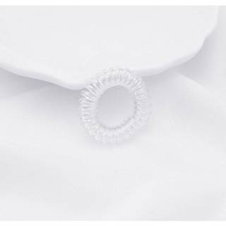 Dây cột tóc size trung màu trong suốt ( chun lò xo )