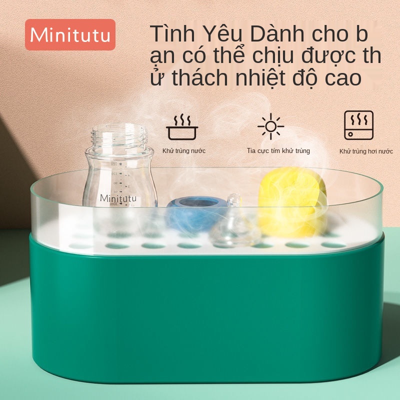 Bình sữa thủy tinh cho bé sơ sinh 0-6 tháng chống đau bụng và chịu nhiệt độ cao giả bầu sữa mẹ lỗ rộng