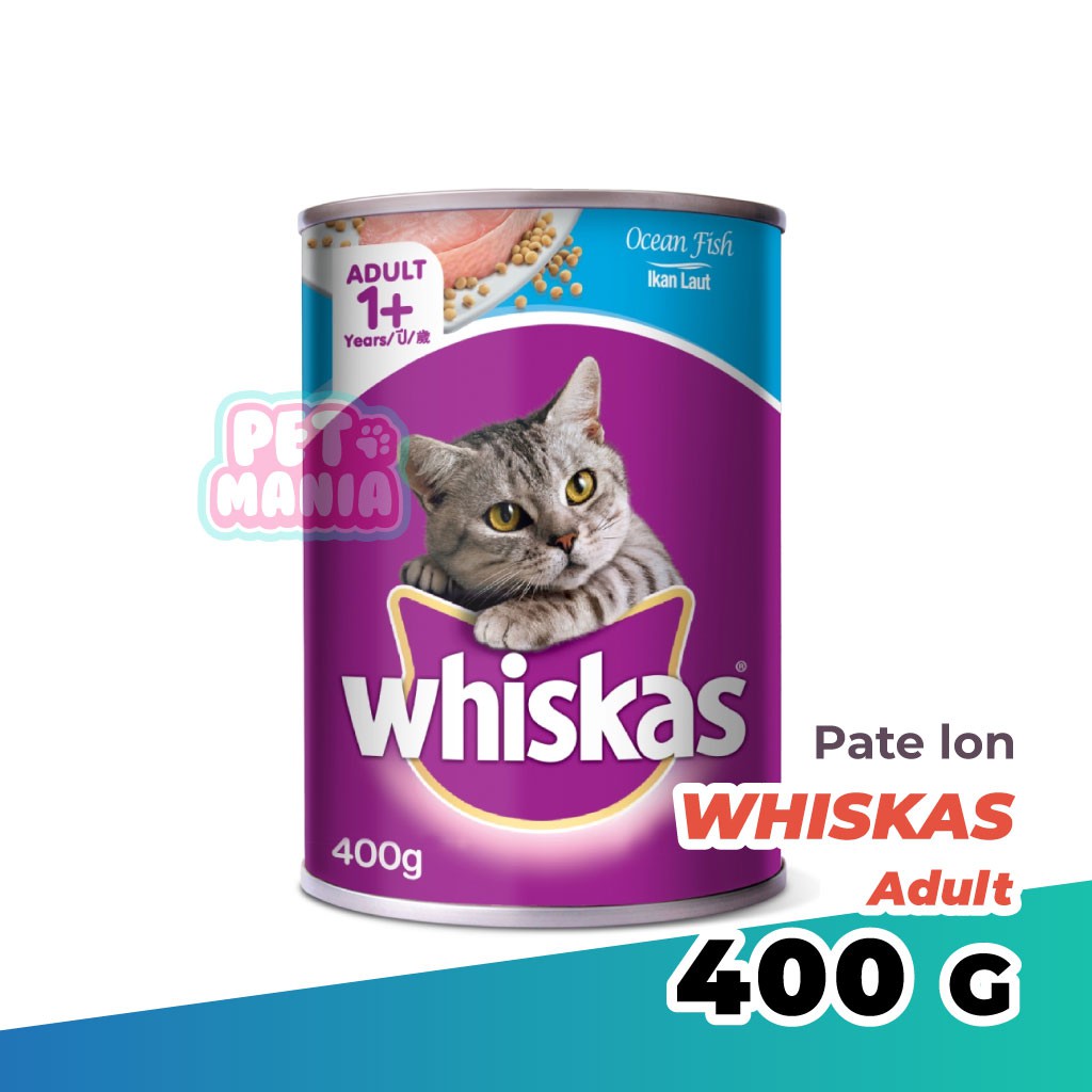 Pate lon Whiskas Adult 400g