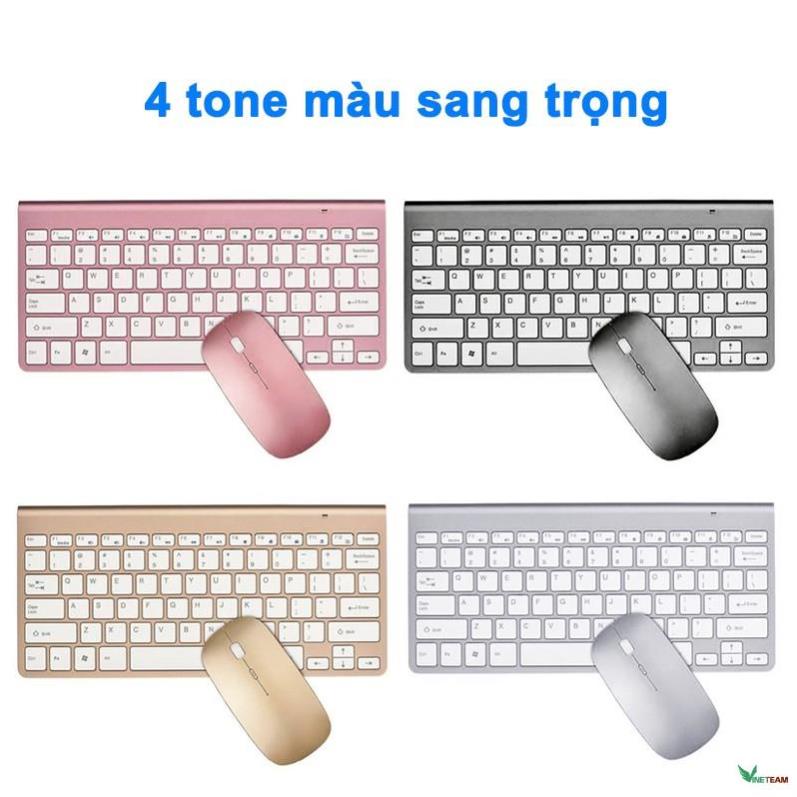 Bàn Phím và Chuột Cắm Chip USB Không Dây Chống Thấm Nước 2.4G dùng cho laptop, máy tính - dc4692
