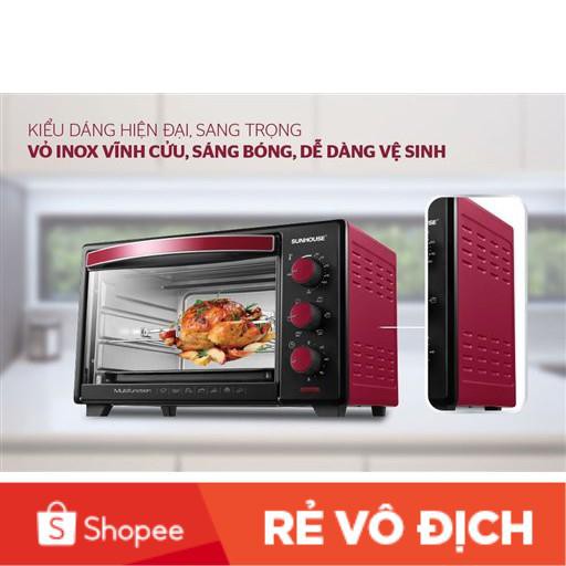 LÒ NƯỚNG 22L SUNHOUSE SHD4222 ĐỎ