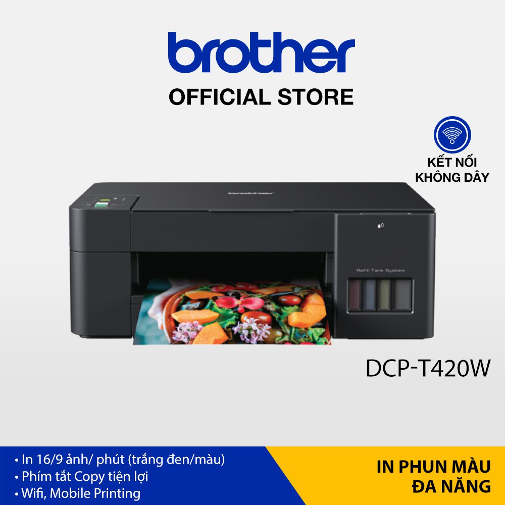 Máy in phun màu đa năng Brother DCP-T420W