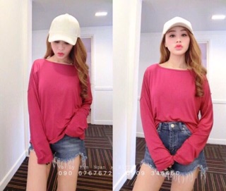 ÁO LỆCH VAI TAY DÀI 