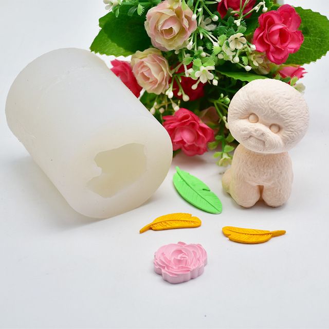 Khuôn silicon chó Bichon