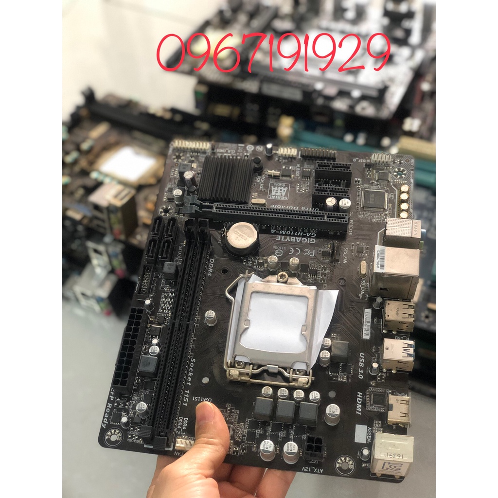 Mainboard GIGABYTE B75M, H81M, H110M. Hàng qua sử dụng, đã test kĩ.