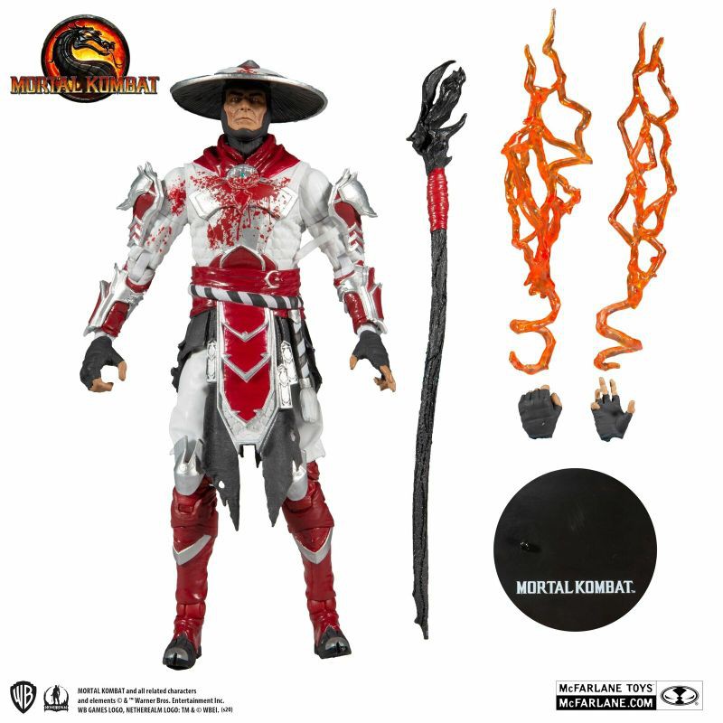 Mô hình McFarlane Raiden White Hot Fury Mortal Kombat