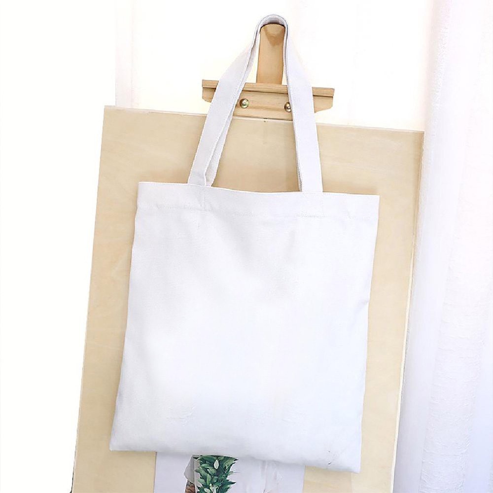 Tui Đeo Vai Tote Vuông 459 Vải Canvas Trơn Thời Trang Hàn Quốc Cực Đẹp