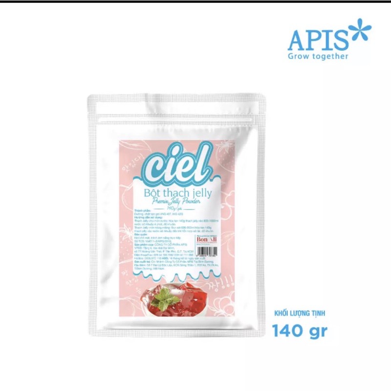 1 GÓI BỘT THẠCH JELLY CIEL 140G