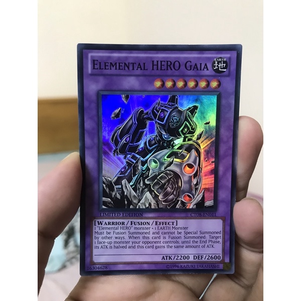 Thẻ bài Yugioh Elemental Hero Gaia (2011)