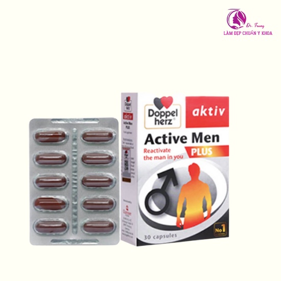 Aktiv Men PLUS hỗ trợ tăng cường sinh lực cho nam giới, hỗ trợ làm chậm quá trình mãn dục nam.