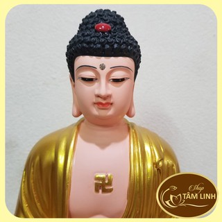 Tượng Phật A Di Đà Cao 30cm Nhựa Composite
