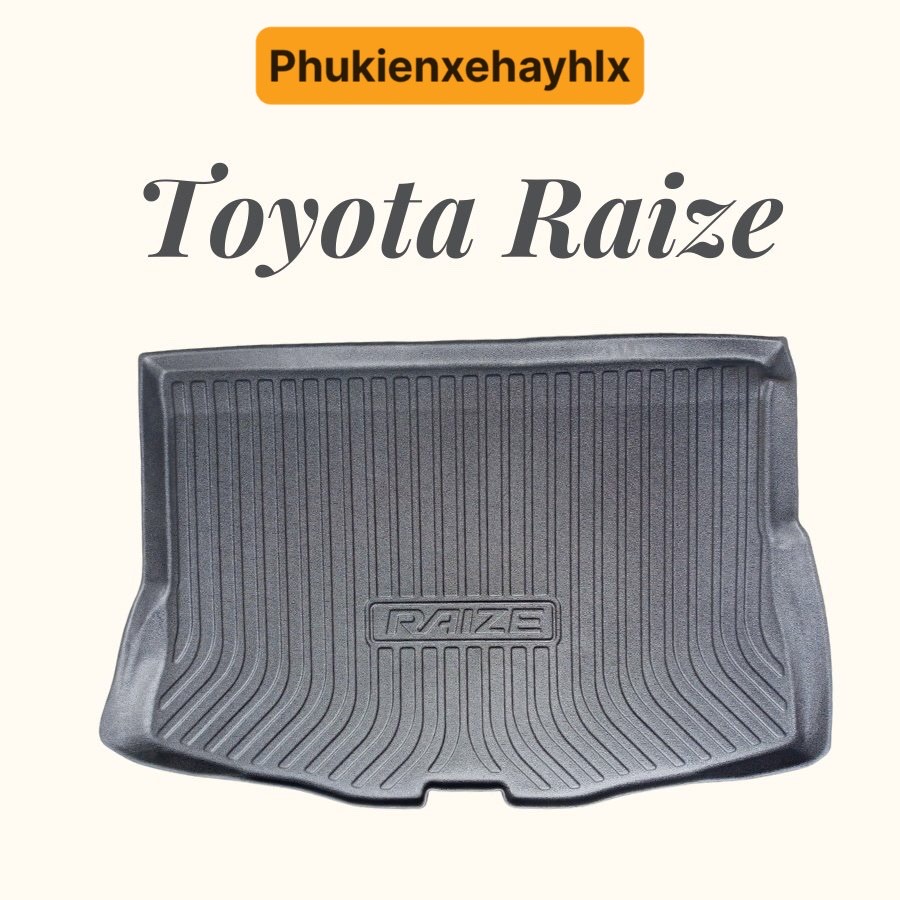 Lót Cốp Nhựa Xe Toyota Raize 2021 2022 Nhựa Dẻo Đàn Hồi Chống Nước Tốt