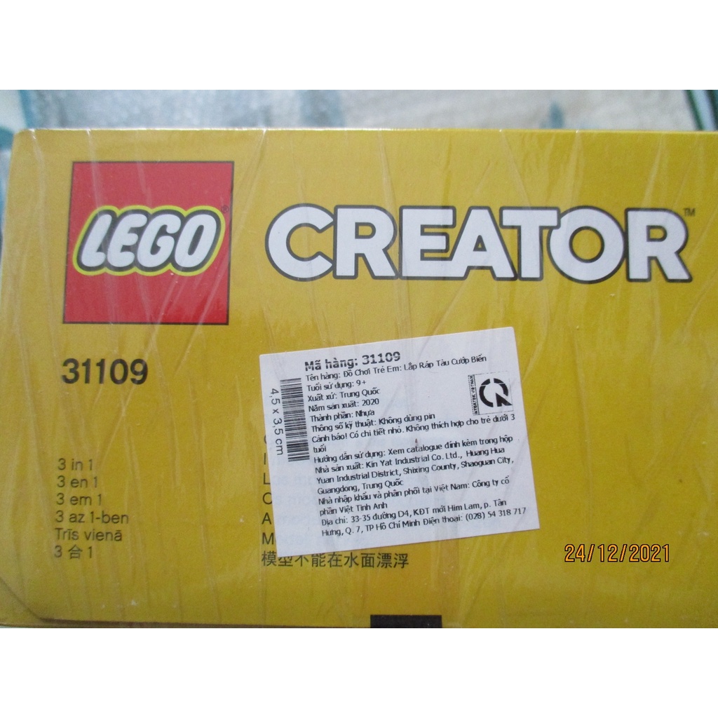 LEGO Creator 31109 Tàu Cướp Biển
