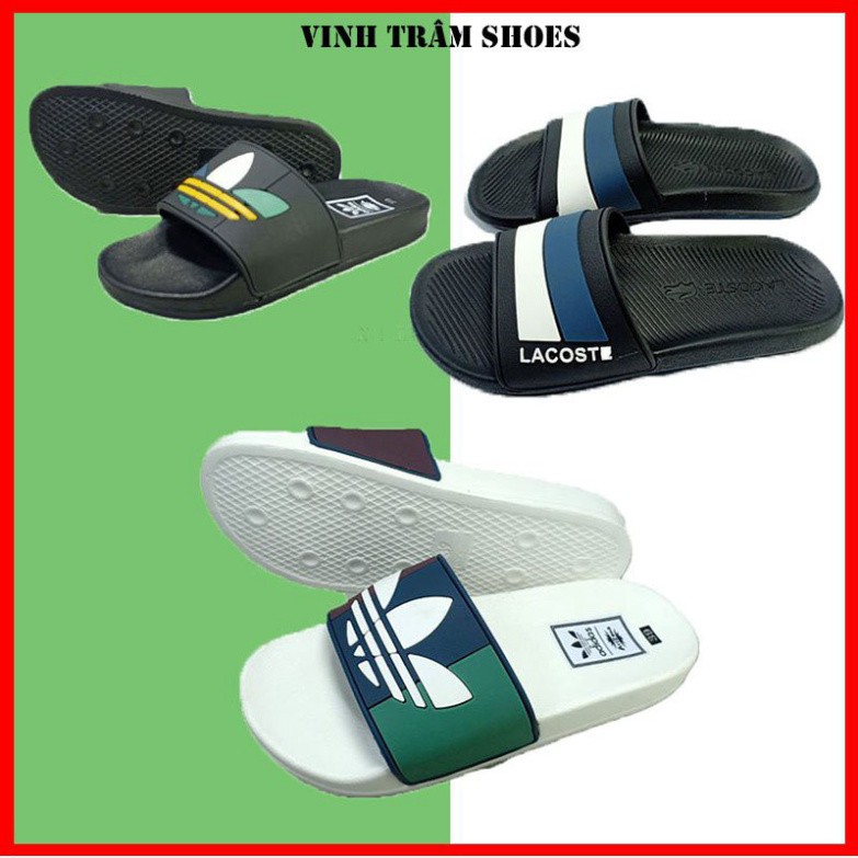 Dép lê thời trang quai ngang nam đế cao 4cm hàng sẵn kho từ 38 - 43 [ Hoàn xu ]