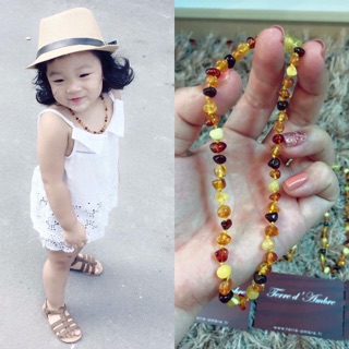 Vòng hổ phách xách tay Đức