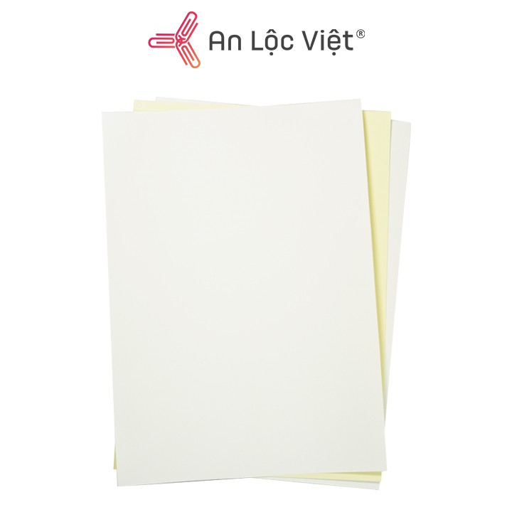 Giấy decal A4 đế vàng (100 tờ)