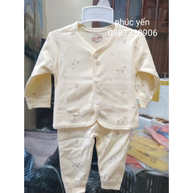 Bộ Sơ Sinh Hàng Quảng Châu Cực Đẹp Cho Bé (Chất Cotton Cực Mịn) (SP000843)