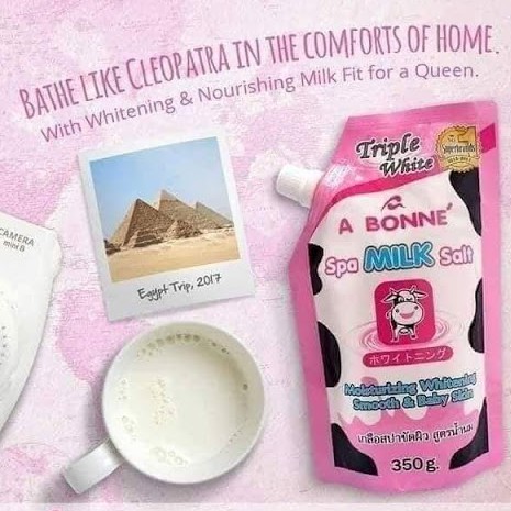 Túi Muối Tắm Sữa Bò A Bonne Spa Milk Salt Thái Lan làm da sạch sâu từ bên trong Se khít lỗ chân lông,làm làn da tươi trẻ | BigBuy360 - bigbuy360.vn