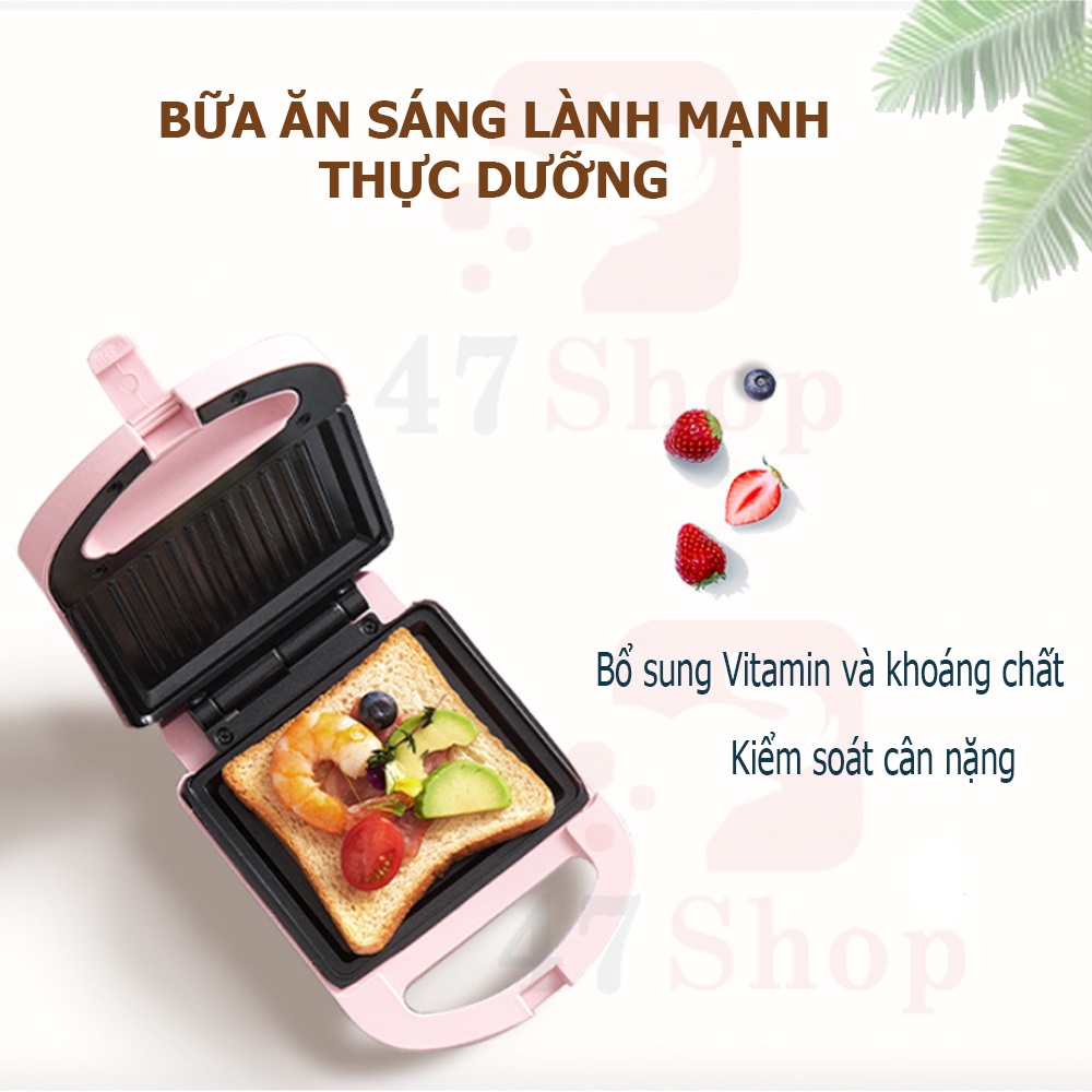 [Mã ELHADEV giảm 4% đơn 300K] Máy nướng bánh mì sandwich siêu nhanh đa năng - máy làm bánh waffle